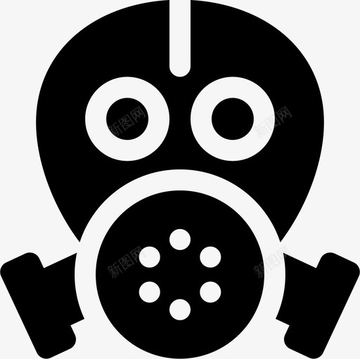 防毒面具气候变化10填充图标svg_新图网 https://ixintu.com 填充 气候变化 防毒面具