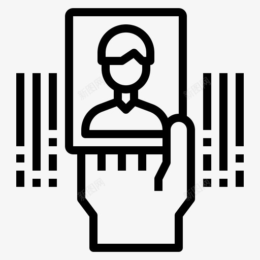 名片联系人和信息1直线图标svg_新图网 https://ixintu.com 名片 直线 联系人和信息1