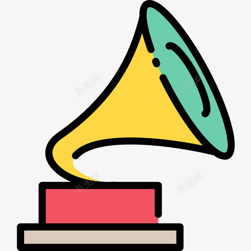 音频80年代图标2线性颜色svg_新图网 https://ixintu.com 80年代 图标 线性 音频 颜色