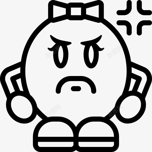 愤怒情绪化的人3直率图标svg_新图网 https://ixintu.com 情绪化的人3 愤怒 直率