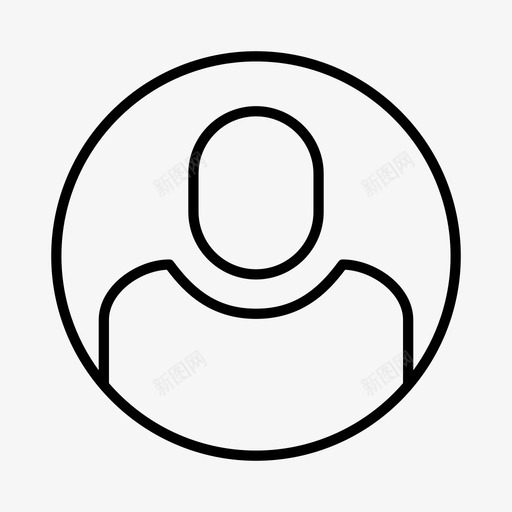 个人资料头像数字档案图标svg_新图网 https://ixintu.com 个人 个人资料 人物 头像 数字档案