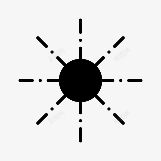 白天阳光灿烂夏季图标svg_新图网 https://ixintu.com 园林设备雕文 夏季 日出 白天 阳光灿烂