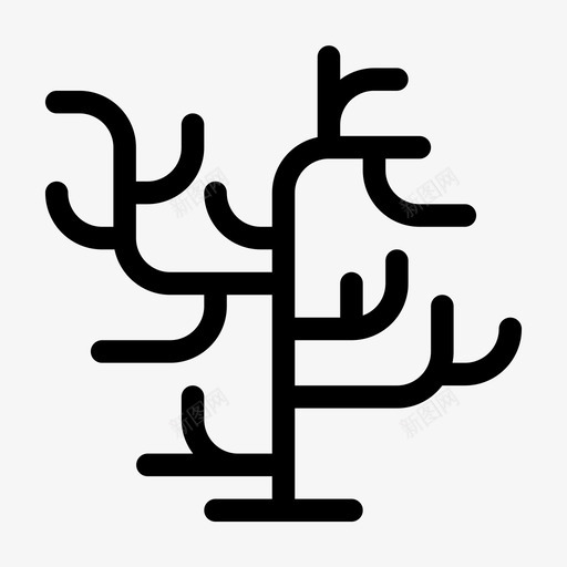 珊瑚海洋岩石图标svg_新图网 https://ixintu.com 岩石 海洋 珊瑚 雕文