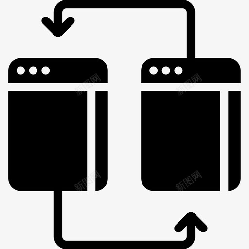 浏览器原型2填充图标svg_新图网 https://ixintu.com 原型 填充 浏览器
