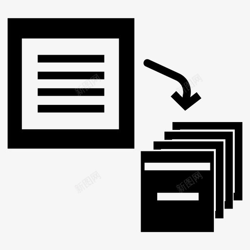 批处理方法过程图标svg_新图网 https://ixintu.com 云计算 堆栈 批处理 方法 步骤 过程