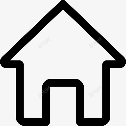 主页基本用户界面4线性图标svg_新图网 https://ixintu.com 主页 基本 用户界面 线性
