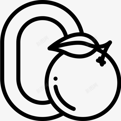 字母O语音线性图标svg_新图网 https://ixintu.com 字母 线性 语音