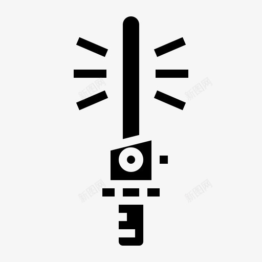 光剑杂项科幻小说图标svg_新图网 https://ixintu.com 光剑 小工具 杂项 武器 科幻小说