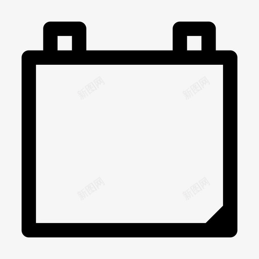 日历议程事件图标svg_新图网 https://ixintu.com 事件 日历 日程表 粗体实心用户界面图标 计划 议程