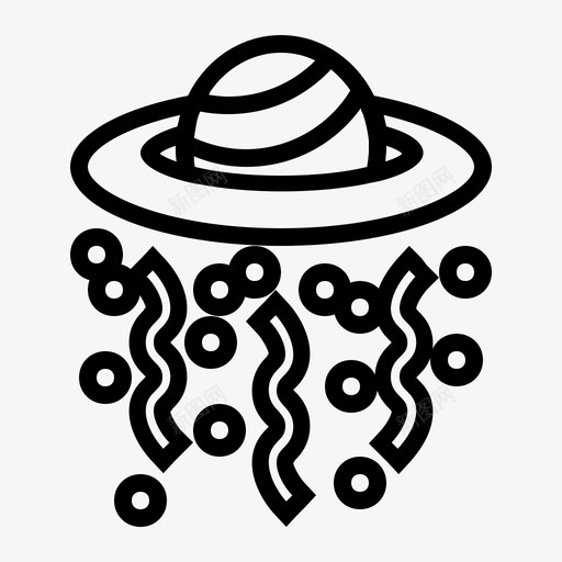 皮纳塔星球派对戒指图标svg_新图网 https://ixintu.com 土星 戒指 派对 生日派对1 皮纳塔星球