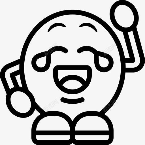 笑表情3直率图标svg_新图网 https://ixintu.com 直率 表情