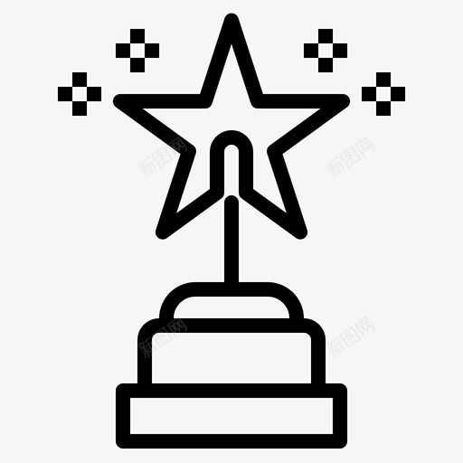 奖项背景娱乐图标svg_新图网 https://ixintu.com 产业 制片 奖项 娱乐 工作室电影大纲 电影 背景
