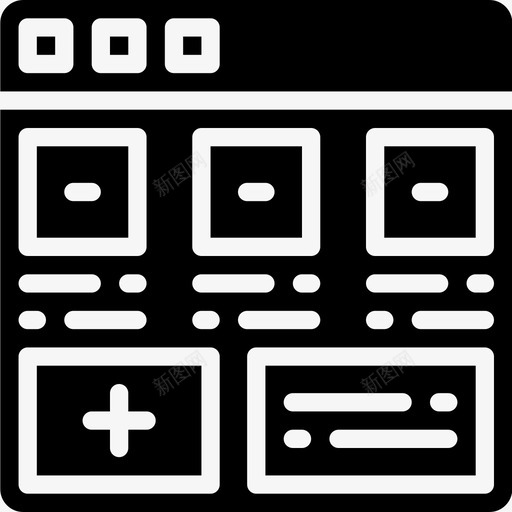 添加用户界面第三卷实心图标svg_新图网 https://ixintu.com 实心 添加 用户界面 第三