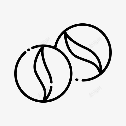 弹珠玩具36直线型图标svg_新图网 https://ixintu.com 弹珠 玩具 直线 线型