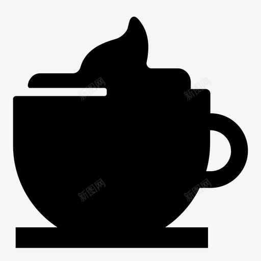 卡布奇诺咖啡法式咖啡图标svg_新图网 https://ixintu.com 卡布奇诺 咖啡 咖啡店图标集1 法式咖啡