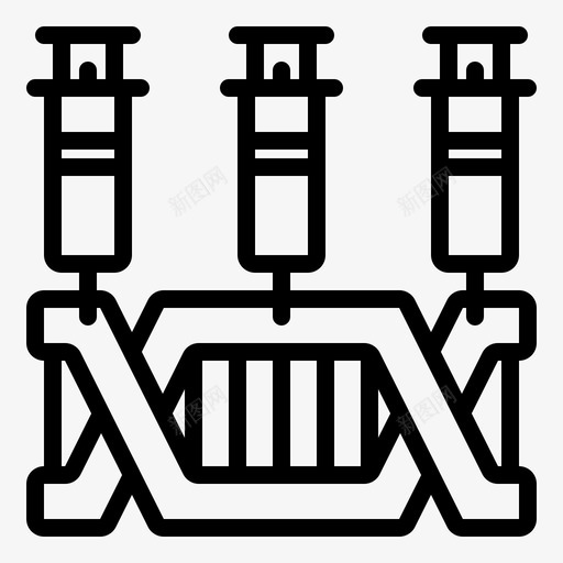 dna拍摄crispr编辑图标svg_新图网 https://ixintu.com crispr dna 医学 基因 拍摄 编辑
