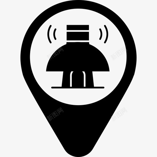灯塔位置地图图标svg_新图网 https://ixintu.com v8 位置 地图 大头针 灯塔