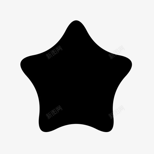 星星svg_新图网 https://ixintu.com 星星 五角星 填充