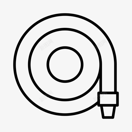 软管农业花园图标svg_新图网 https://ixintu.com 农业 园艺 艺师 花园 软管