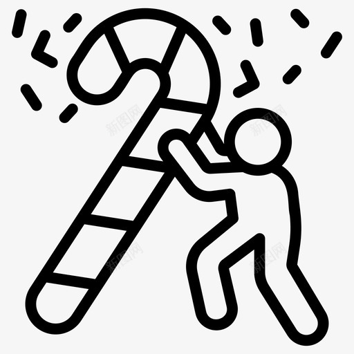 派对乐趣糖果棒庆祝图标svg_新图网 https://ixintu.com 乐趣 享受 向量 图标 家伙 庆祝 派对 糖果 聚会 跳舞