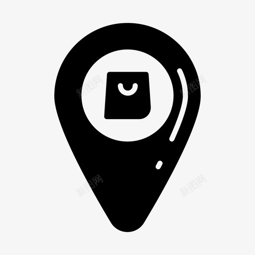 占位符地图电子商务图标svg_新图网 https://ixintu.com 占位符 图标 地图 电子商务