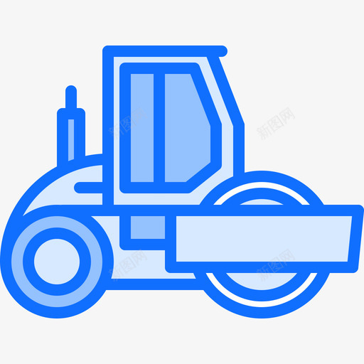 滚筒生成器3蓝色图标svg_新图网 https://ixintu.com 滚筒 生成器3 蓝色