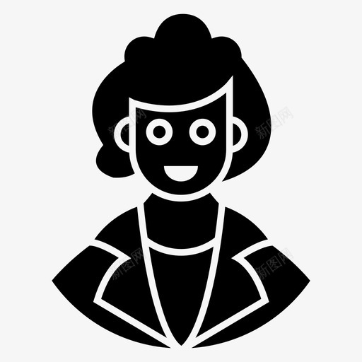 女经理头像管理员董事图标svg_新图网 https://ixintu.com 主管 图标 头像 女经理 字形 管理员 职业 董事 高管