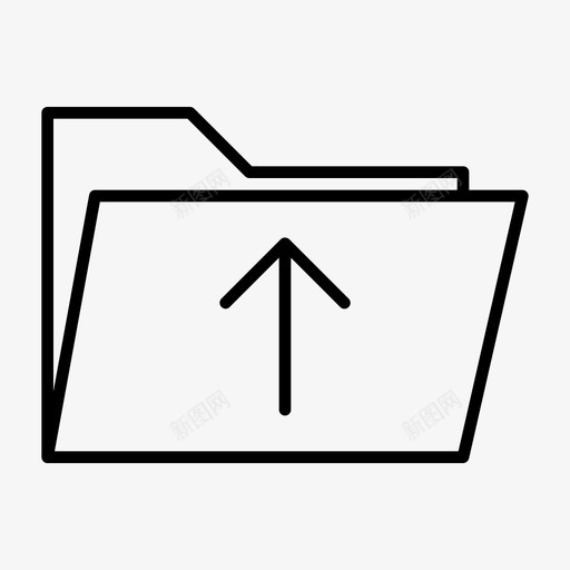 文件夹上传存档更新图标svg_新图网 https://ixintu.com 办公设备概述 存档 文件夹上传 更新