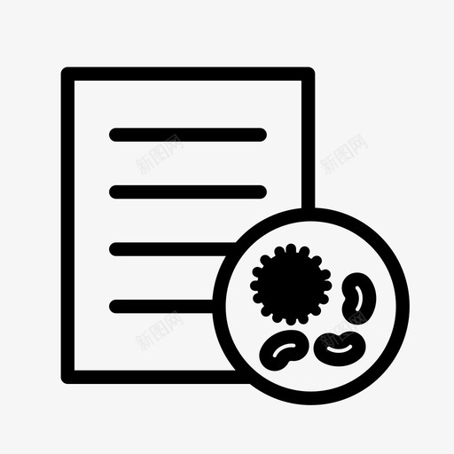 研究细菌研究论文图标svg_新图网 https://ixintu.com 测试 研究 研究论文 细菌