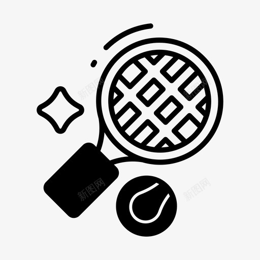 网球爱好运动图标svg_新图网 https://ixintu.com 图标 爱好 网球 运动