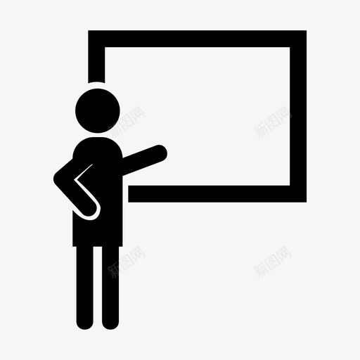 教师学生课堂图标svg_新图网 https://ixintu.com 学生 教师 教育 课堂