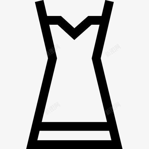 睡衣衣服118直线型图标svg_新图网 https://ixintu.com 直线 睡衣 线型 衣服