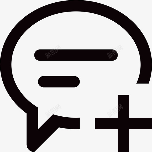 发起聊天svg_新图网 https://ixintu.com 发起聊天