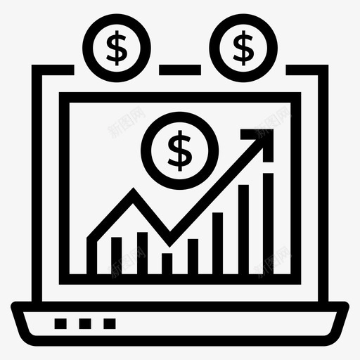 财务数据分析数据分析财务图表图标svg_新图网 https://ixintu.com 交通 信息 图表 增长 数据分析 统计 设置 财务 货币化 速度