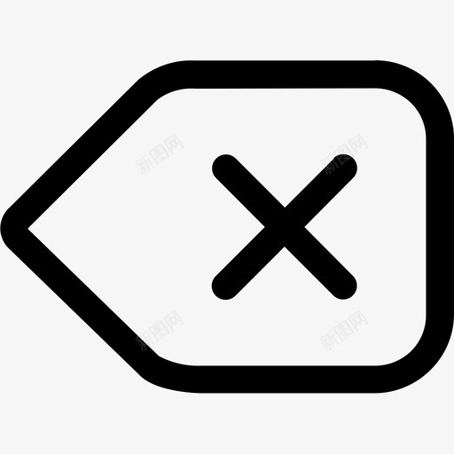 删除_线_通用svg_新图网 https://ixintu.com 删除_线_通用