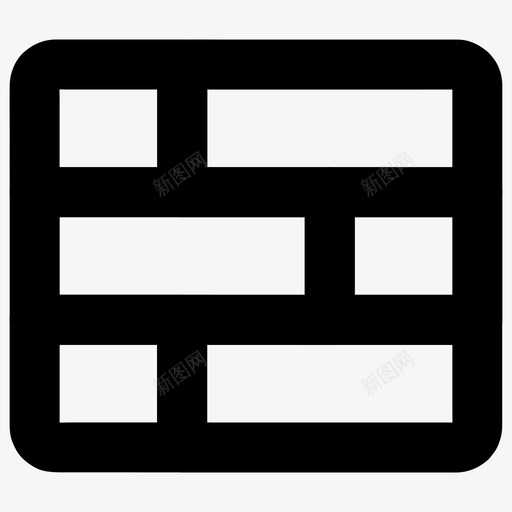 墙砖墙防火墙图标svg_新图网 https://ixintu.com 保护 墙 安全 砖墙 防火墙