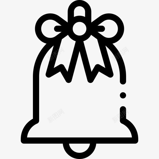 钟声假日48线性图标svg_新图网 https://ixintu.com 假日 线性 钟声
