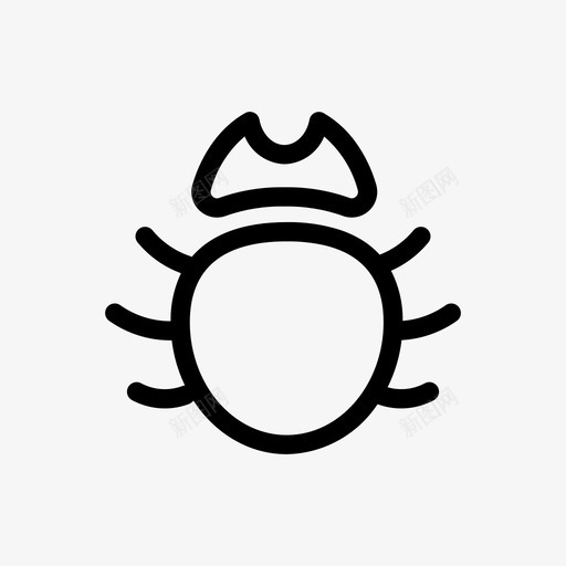 甲虫农艺师螨类图标svg_新图网 https://ixintu.com 农艺师 害虫 杀虫剂 生物学 甲虫 螨类