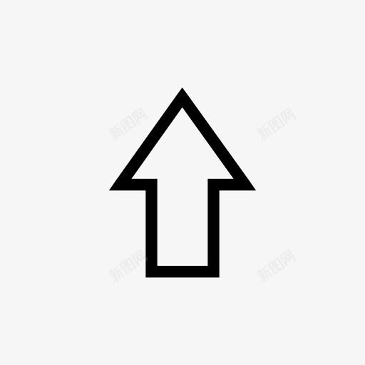 箭头箭头顶部方向箭头图标svg_新图网 https://ixintu.com 向上 方向 方向箭头 箭头 箭头顶部