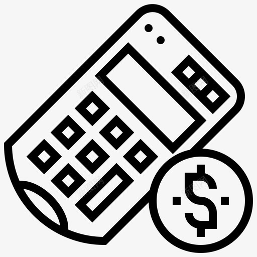 计算器比特币加密图标svg_新图网 https://ixintu.com 交换 加密 区块链1 比特币 计算器 货币