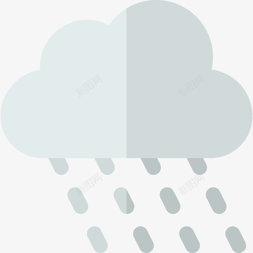 下雨气候变化12平坦图标svg_新图网 https://ixintu.com 下雨 平坦 气候变化