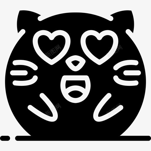 爱猫化身1填充图标svg_新图网 https://ixintu.com 化身 填充