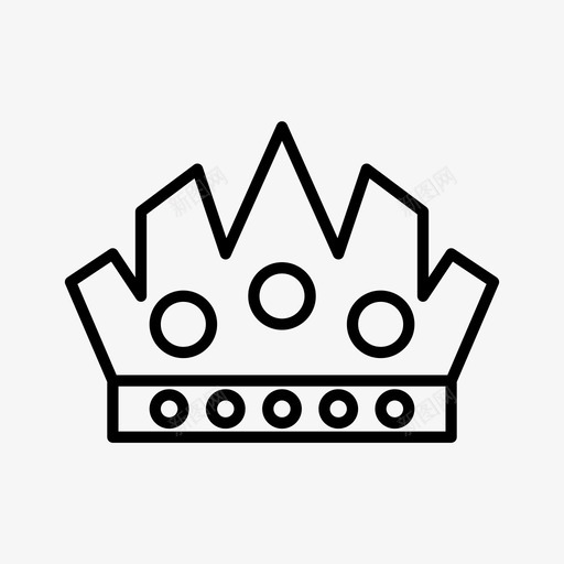 皇冠皇冠珠宝王冠图标svg_新图网 https://ixintu.com 王冠 皇冠 皇冠珠宝