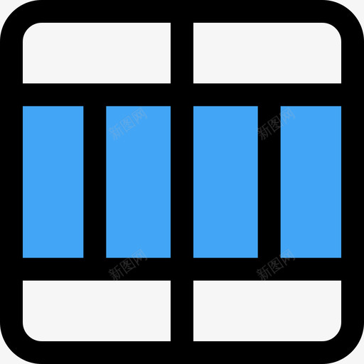 分隔表2线颜色图标svg_新图网 https://ixintu.com 分隔 线颜色 表2
