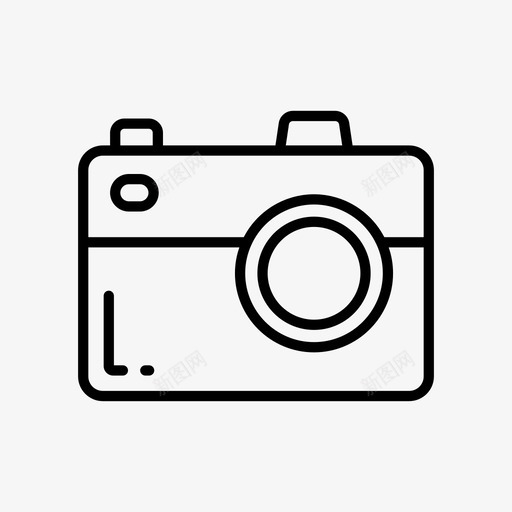 照相机假日夏季图标svg_新图网 https://ixintu.com 假日 图标 夏季 时间 照相机