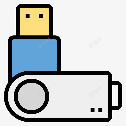 Usb闪存驱动器工作日2线性颜色图标svg_新图网 https://ixintu.com Usb 工作日 线性 闪存 颜色 驱动器