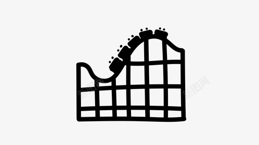 过山车游乐园奥兰多图标svg_新图网 https://ixintu.com 奥兰多 游乐园 过山车