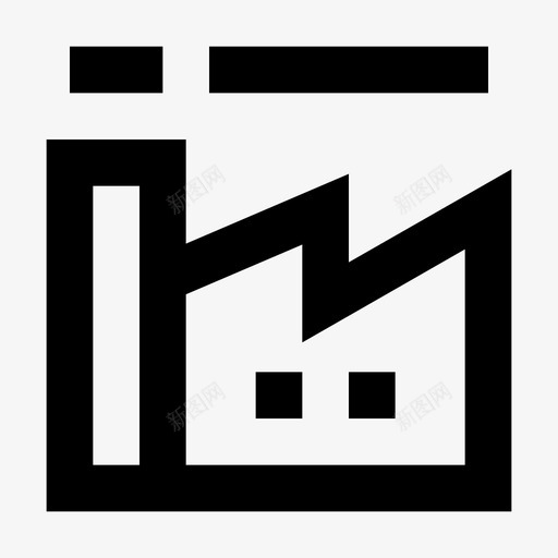 能源和电力工厂工业图标svg_新图网 https://ixintu.com 发电厂 工业 工厂 生产单位 能源和电力 能源和电力大纲24像素