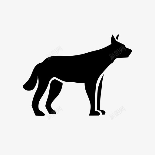 澳洲野狗犬类狗属图标svg_新图网 https://ixintu.com 动物 澳洲 犬类 狗属 野狗