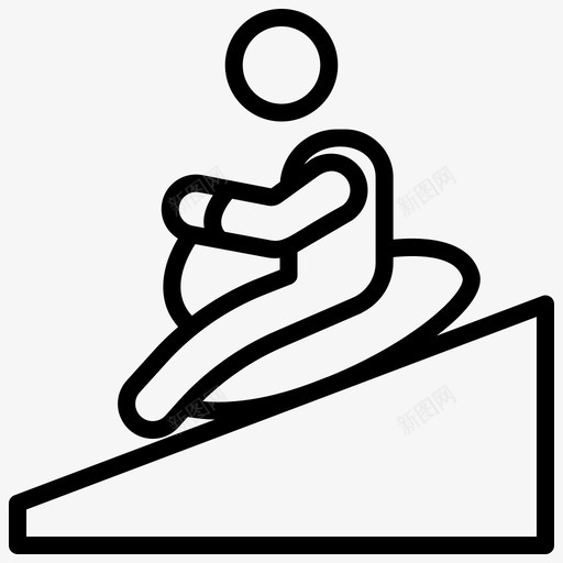 公园滑梯游戏游乐园幼儿园游乐场图标svg_新图网 https://ixintu.com 公园 向量 图标 幼儿园 活动 游乐园 游乐场 游憩 游戏 滑梯